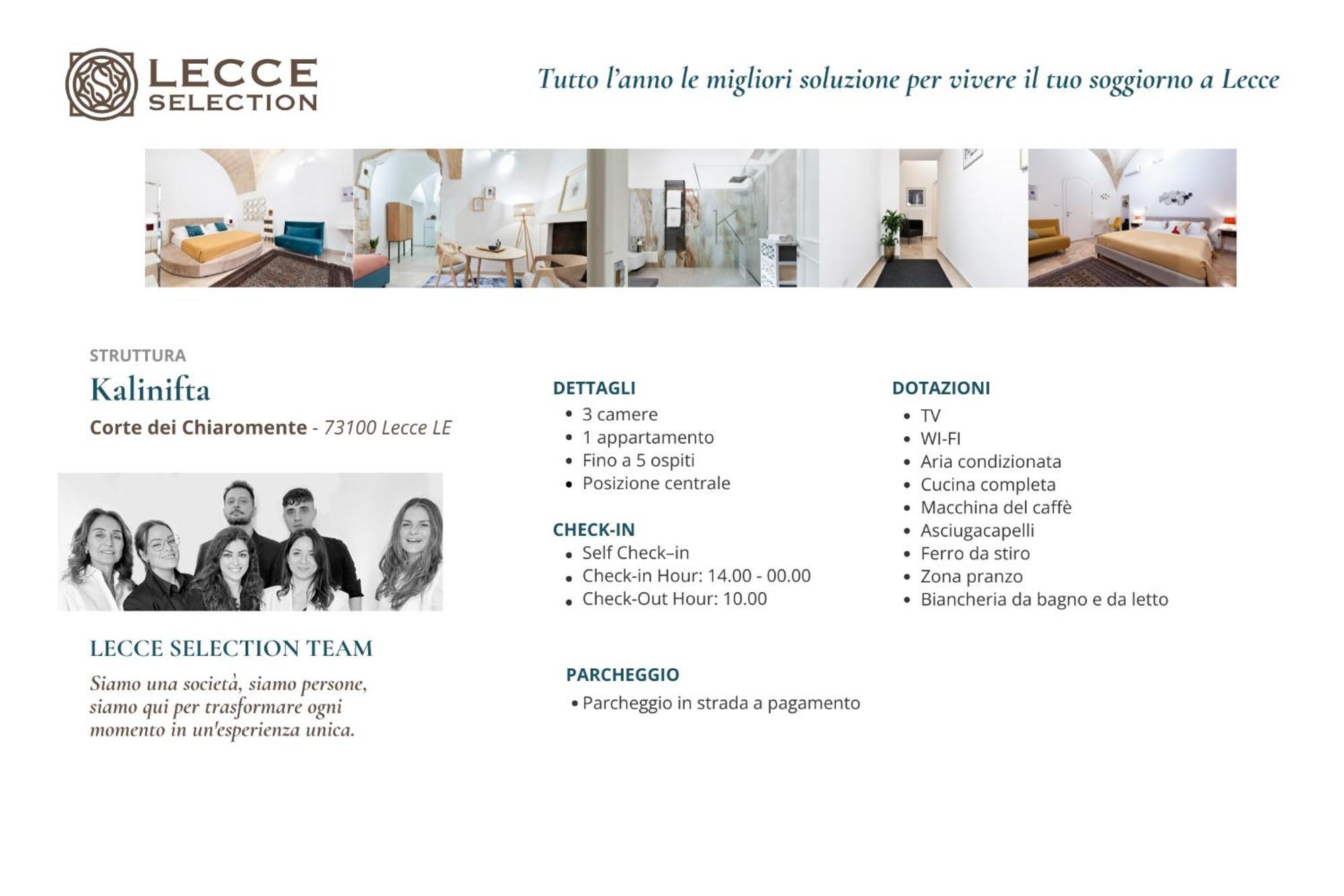Bed and Breakfast Kalinifta - Lecce Selection Exteriér fotografie